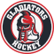 Logo hokejového tímu Gladiators Hockey s prilbou gladiátora
